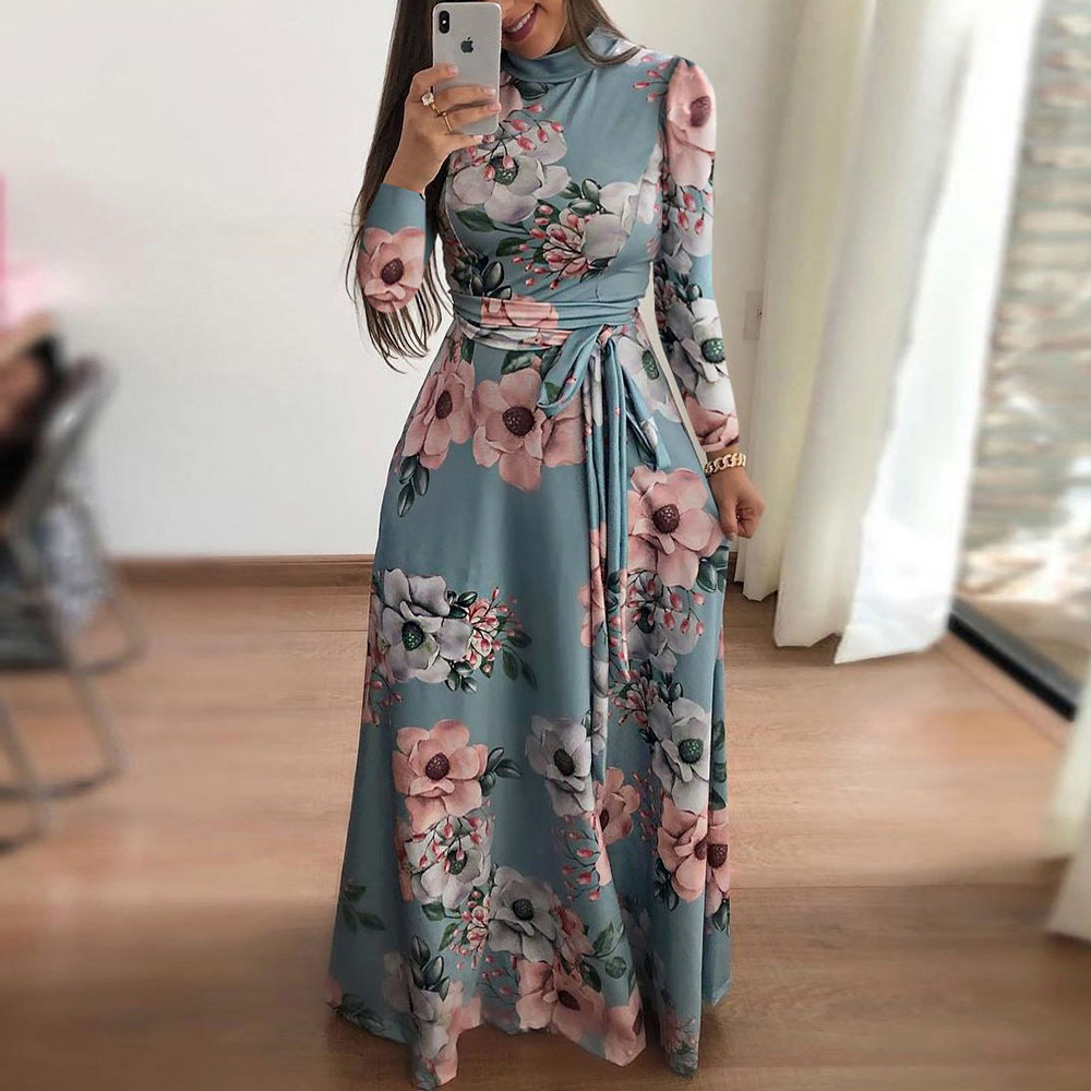 Zomerjurk met bloemenprint voo - Boho Summer Beach Maxi Dress recensie en prijs