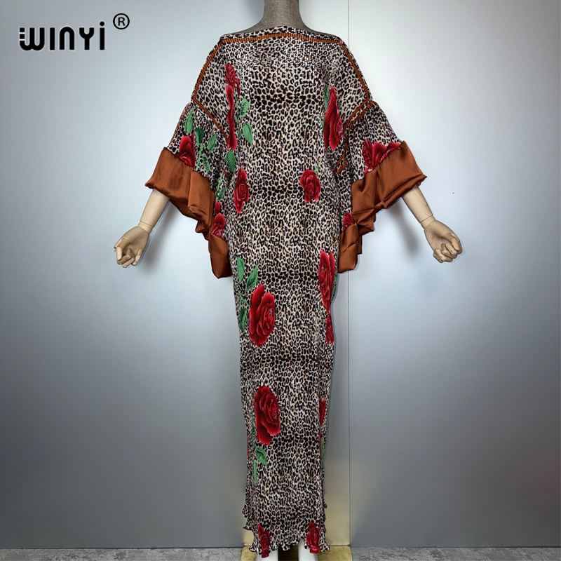 WINYI Geplooide elastische sla - Boho Summer Beach Maxi Dress recensie en prijs
