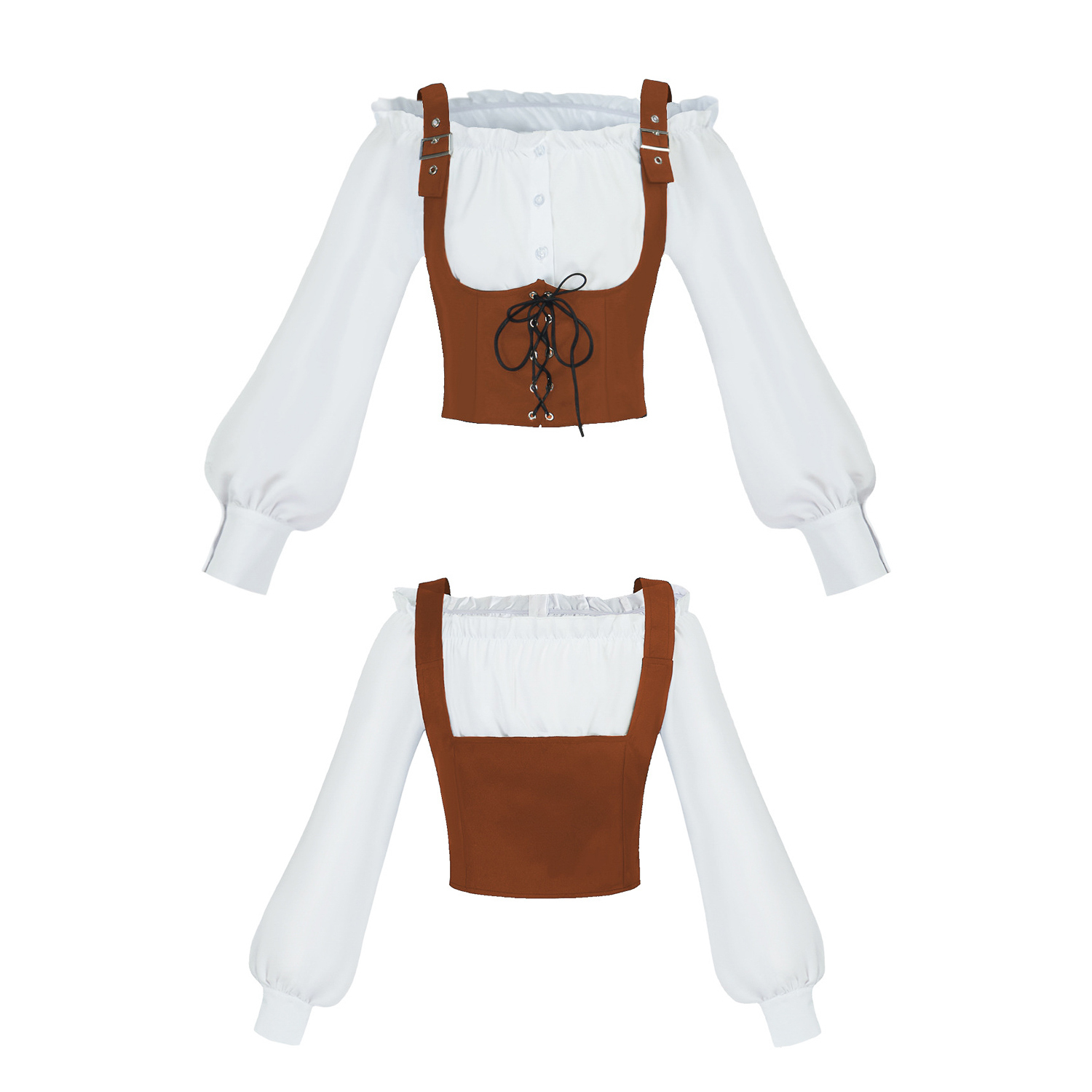 Renaissance 2-delige kostuumse - Blouses recensie en prijs
