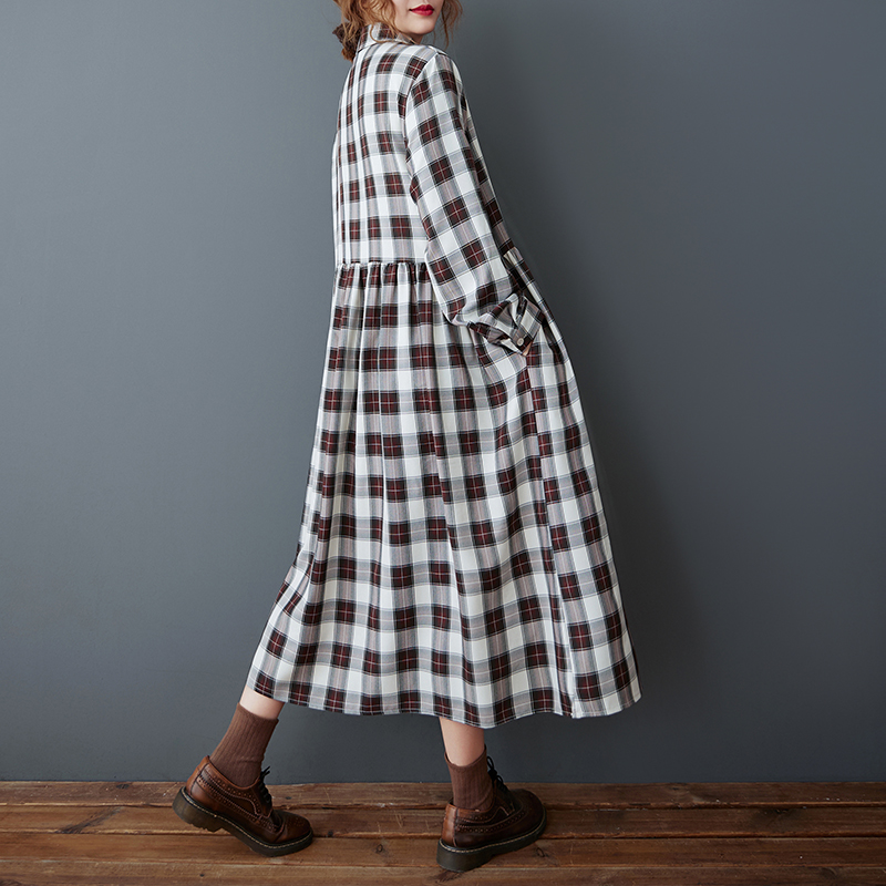 Lente Herfst Losse Koreaanse S - Korean Style A Line Shirt Dress recensie en prijs